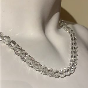 Clear Beaded Necklace
